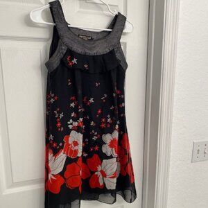 Pussycat London Floral Sleevless Dress Size S/M